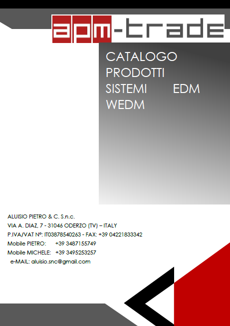 Catalogo APM-TRADE Sistemi EDM WEDM