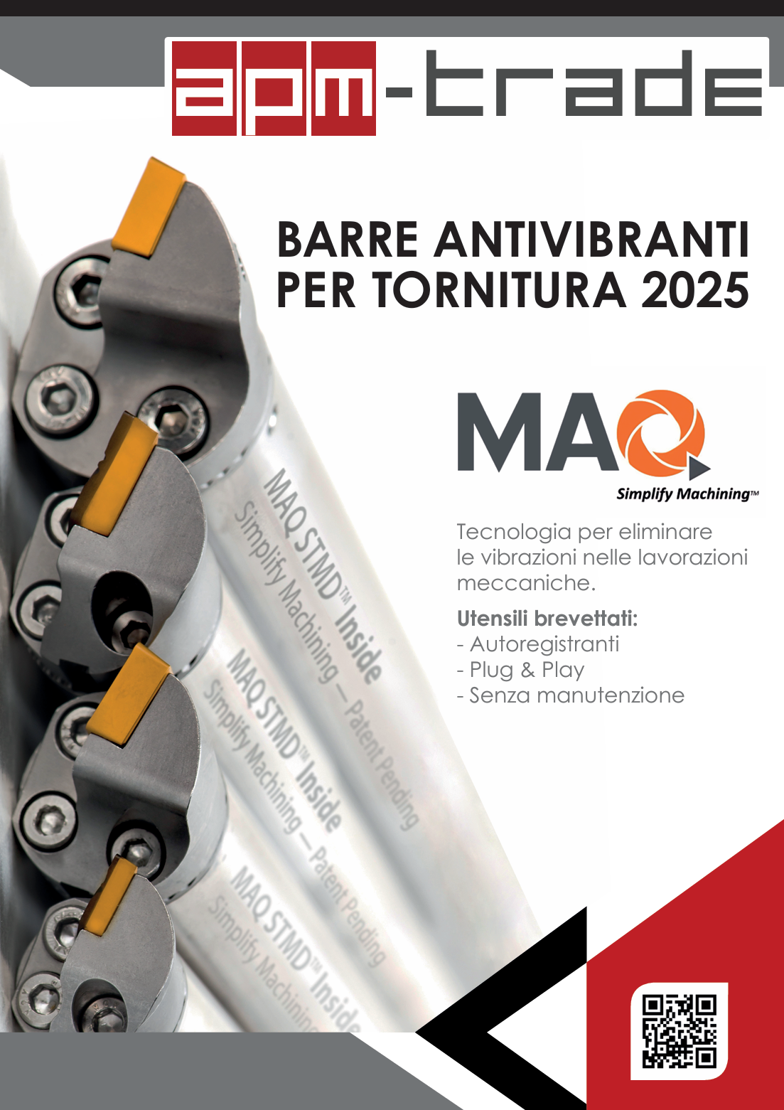 Barre antivibranti per Tornitura MAQ