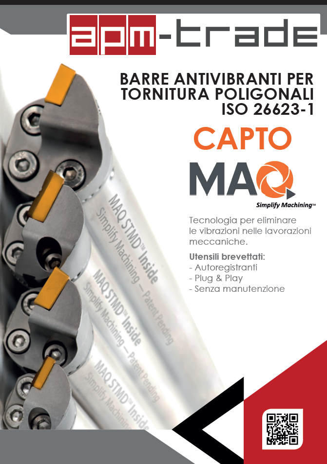 Barre antivibranti per Tornitura MAQ Poligonali ISO 26623-1